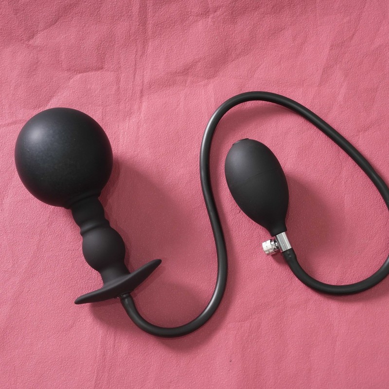 Extra Large Inflatable Dildo Pump Anal Butt Plug G Spot Stimulator Couples Toys gallery