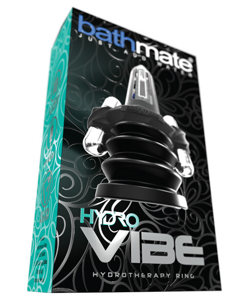 Bathmate Hydro Vibe Black Hydro Hydromax HydroXtreme Hydrotherapy Ring HydroVibe