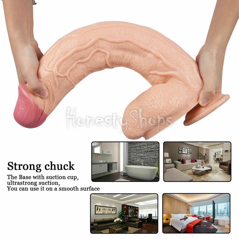 Super-Long-17''-Huge-Monster-Dildo-Realistic-Cock-Big-Giant-Penis-Sex-Adult-Toy gallery