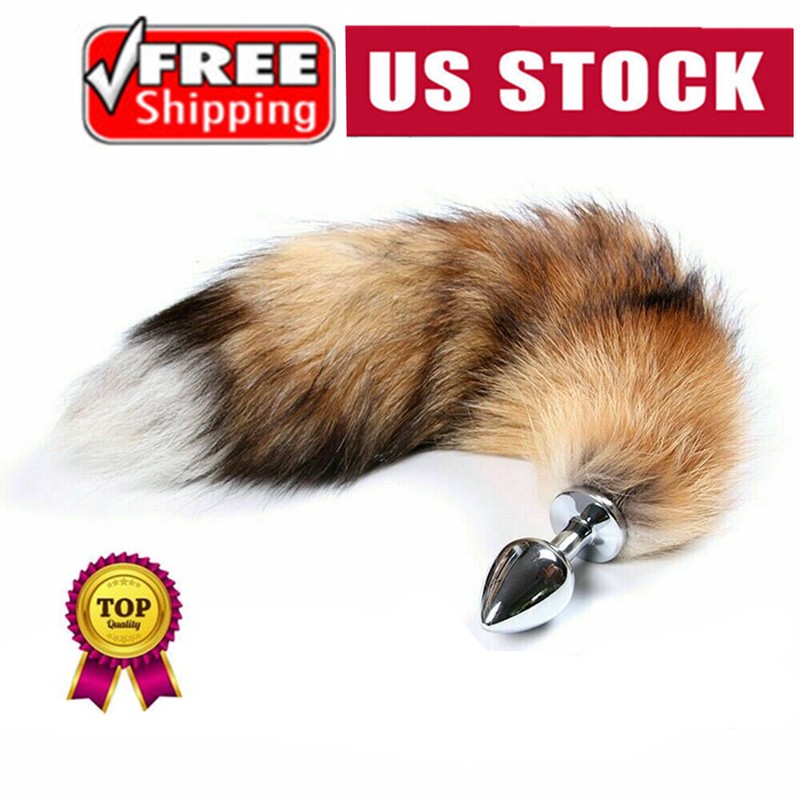 Small Fox Tail Butt Plug Anal Plug Cosplay Game Fantasy Furry Sex Toy Lady Women