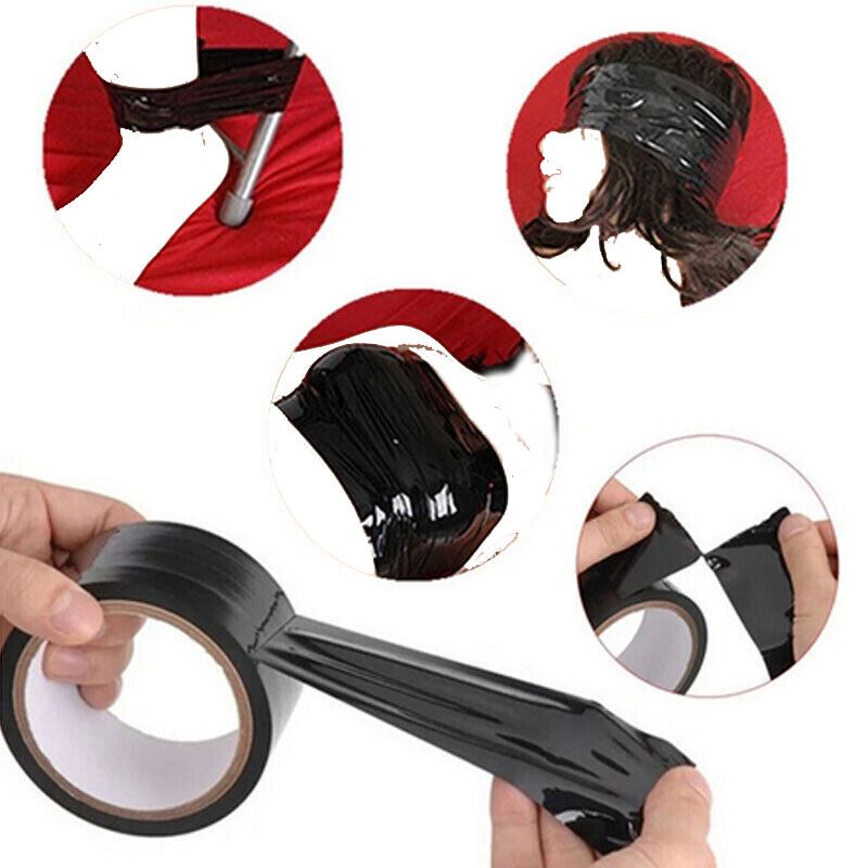 Self Bondage Static Tape NON-Sticky BDSM Sex Toys Couples Anti-stick Hair Bind