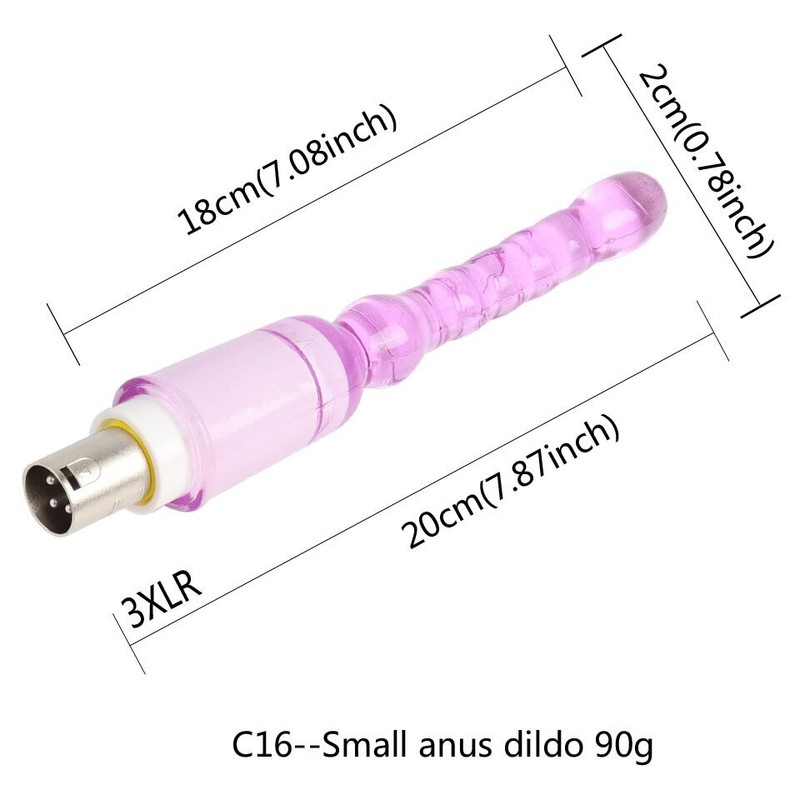 38 Types 3XLR Sex Machine Attachements Love Machine Double and Extension Tube