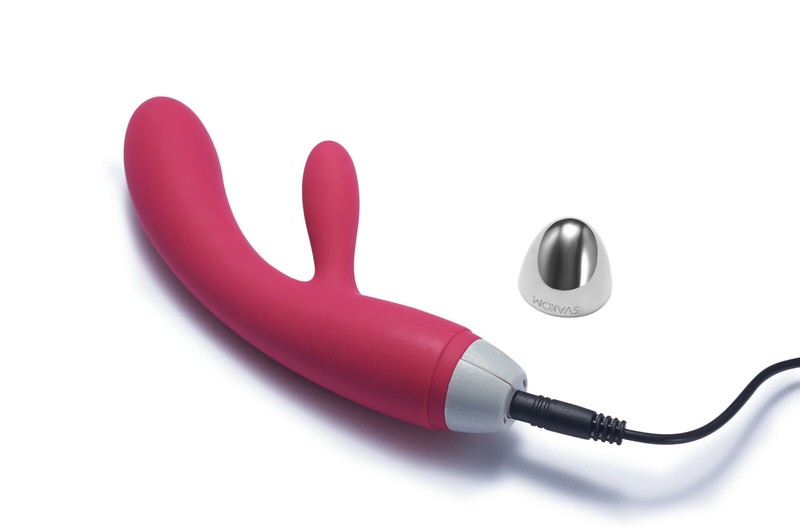 Touch Activated Rabbit Shaped Handheld Massager & 3.3oz Premium Water-Based Lube gallery