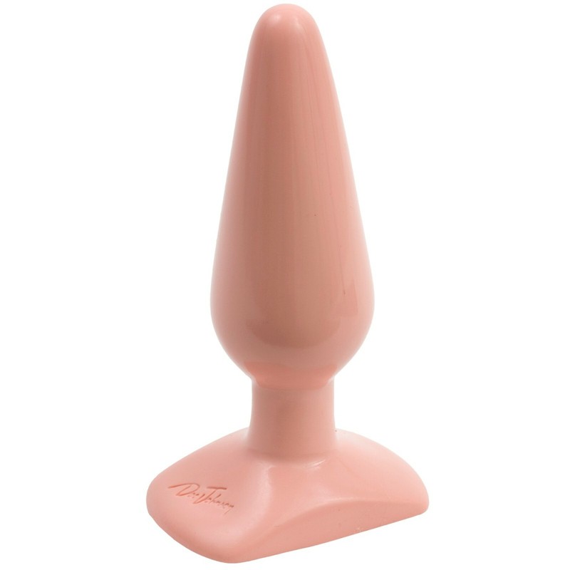 Doc Johnson Classic Butt Plug Smooth MED Beige – Beginner Tapered Anal Plug