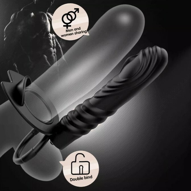 Penis Cock Ring Vibrator Adjustable G-spot Dildo Massager Sex Toys For Women Men gallery