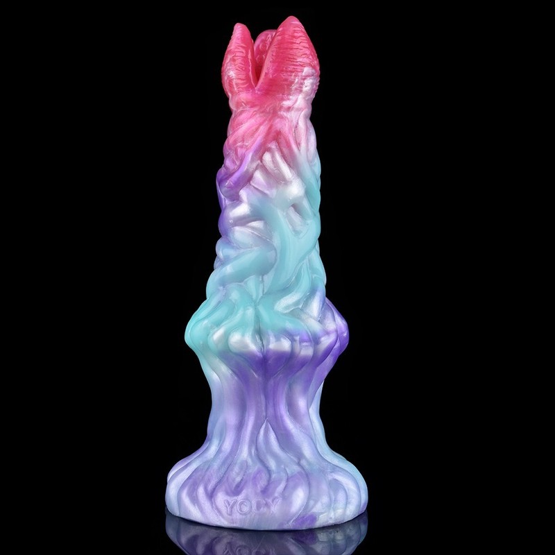 Fantasy Multicolor Ovipositor Anal Plug Big Knot Dildo Lay-Egg Pneumatic Sex Toy gallery