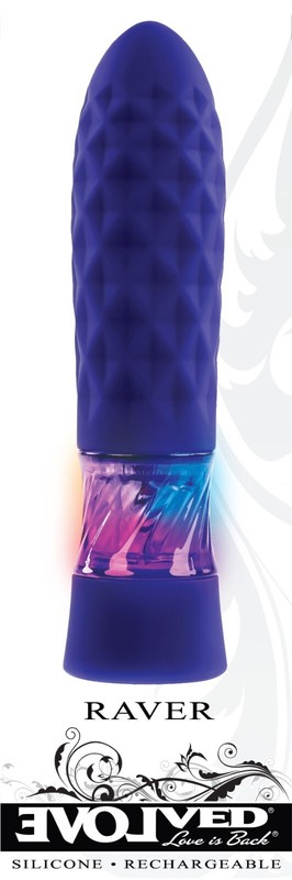 Evolved Novelties Raver Vibrator Purple – Silicone Mini Clitoral Vaginal Vibe