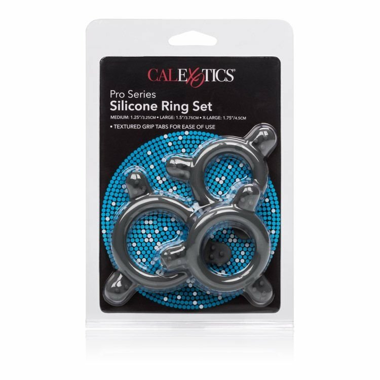 Pro Series Silicone Male Penis Erection Enhancing Love Cock Ring Ring Set gallery
