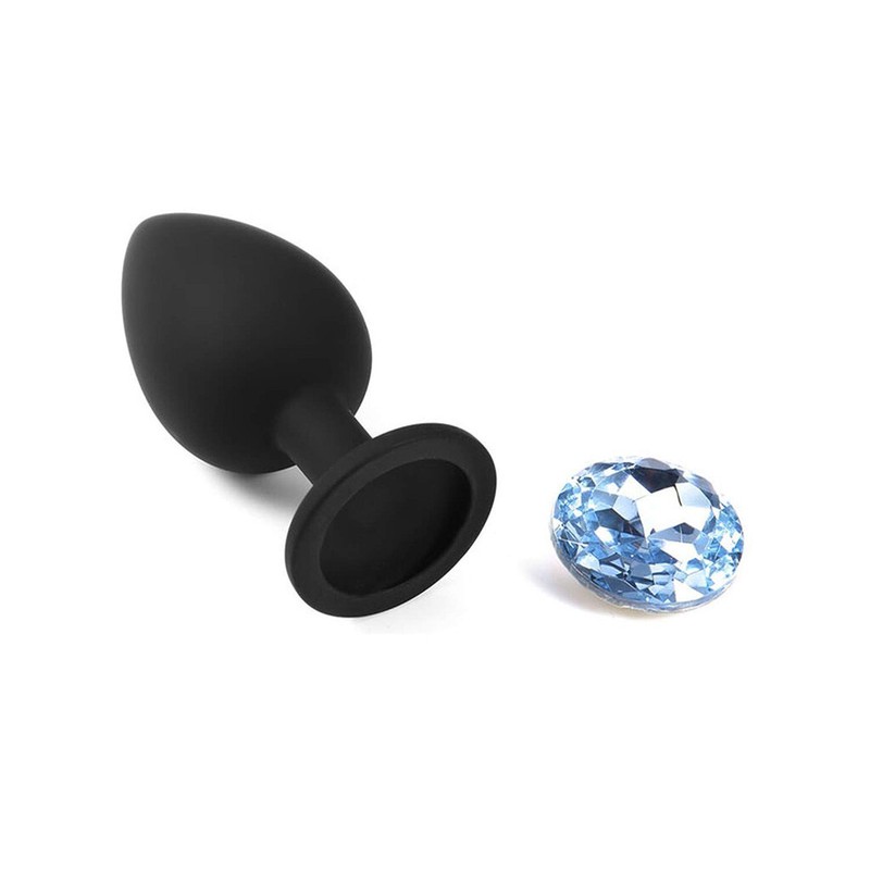 3 Size Silicone Gem Anal Training Plug Kit Anal Sex Toys for Men Women Couples gallery