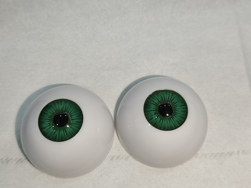 Realistic GREEn Eye for TPE Silicone Torso Adult Sex Toy (Eyes Only)–GREEn