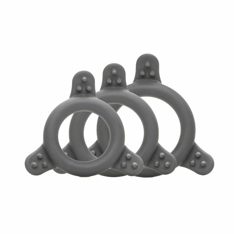 Pro Series Silicone Male Penis Erection Enhancing Love Cock Ring Ring Set gallery
