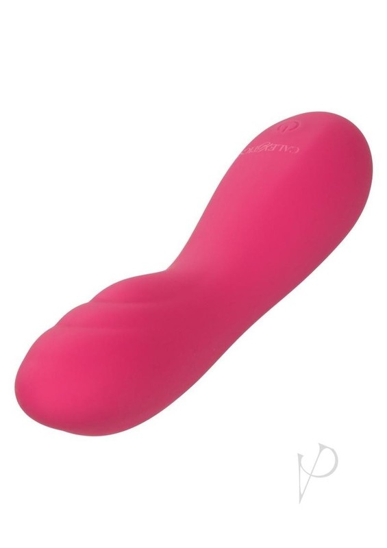 Liquid Silicone Pixies Ripple Rechargeable Vibrator - Pink gallery