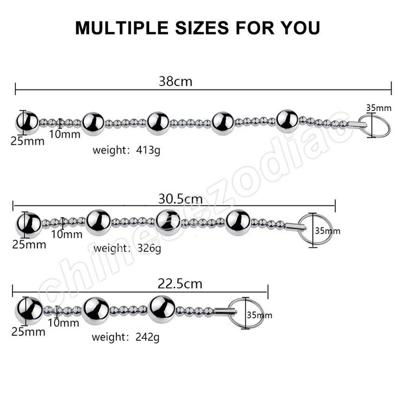 Stainless Steel Ball Anal Plug Massager Vagina G Spot Stimulate Sexy Toys gallery