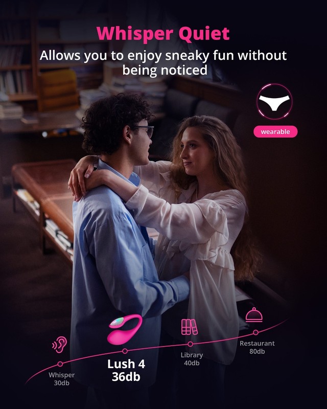 LOVENSE Lush 4 Wearable G spot Vibrator for Women+LOVENSE Sex Toy Cleaner Spray gallery