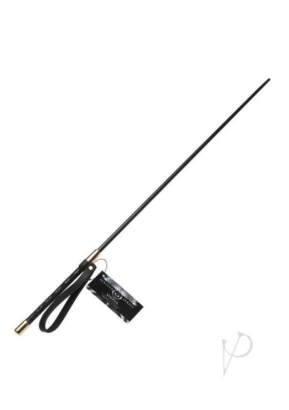 Master Series Sinful Impact Cane – Black/Gold
