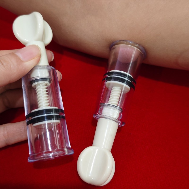 Vacuum Nipple Sucker Twist Clamps Breast Suction Cup No Pump Sex Toys for Women