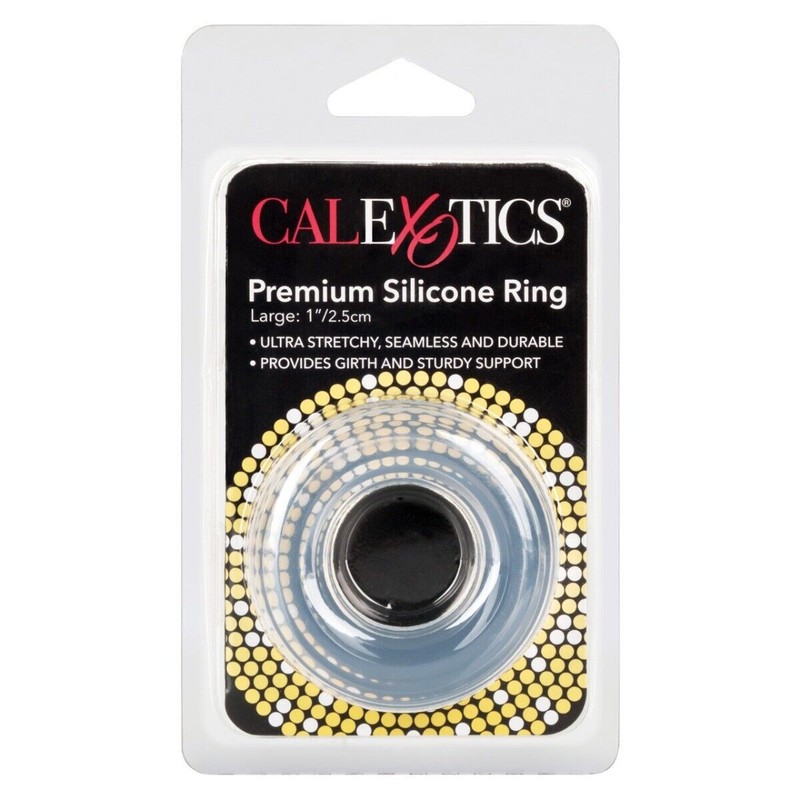 Stretchy Ultra Thick Textured Premium Silicone Penis Enhancer Cock Ring Large gallery