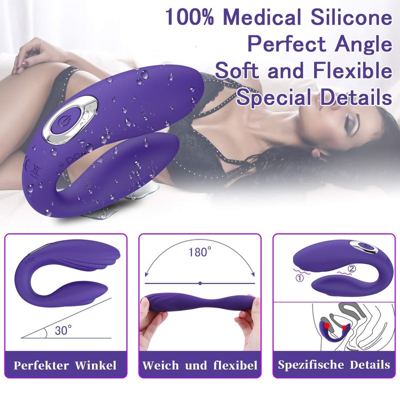 Sex Toys for Women Orgasm Vibrator-Clit G-Spot Dildo Massager Rechargeable-Anal gallery