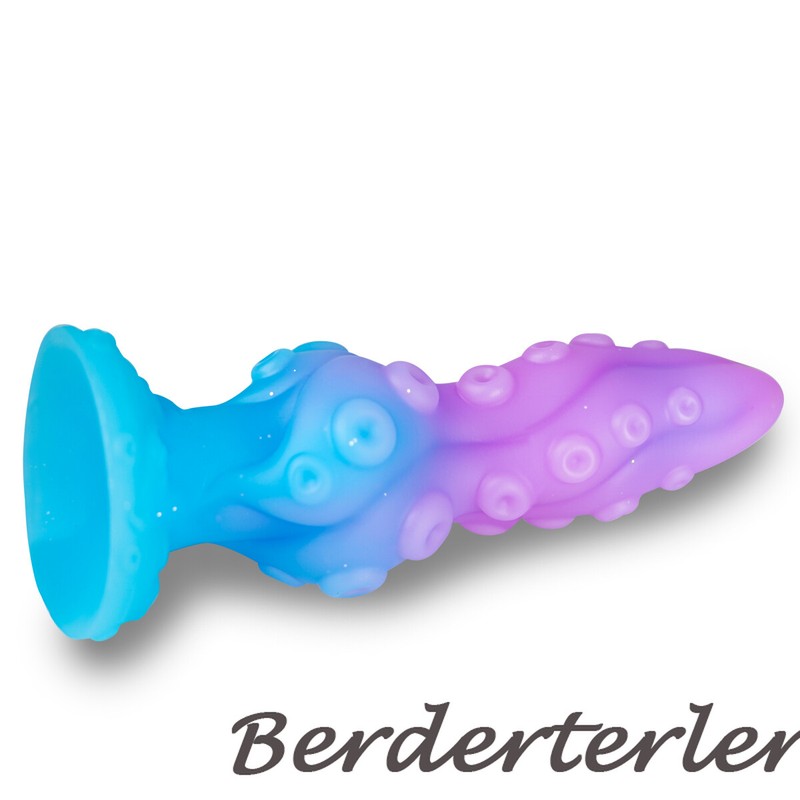 Tentacle Anal Plug With Suction Cup Penis Silicone G-spot Stimulation Dildo gallery
