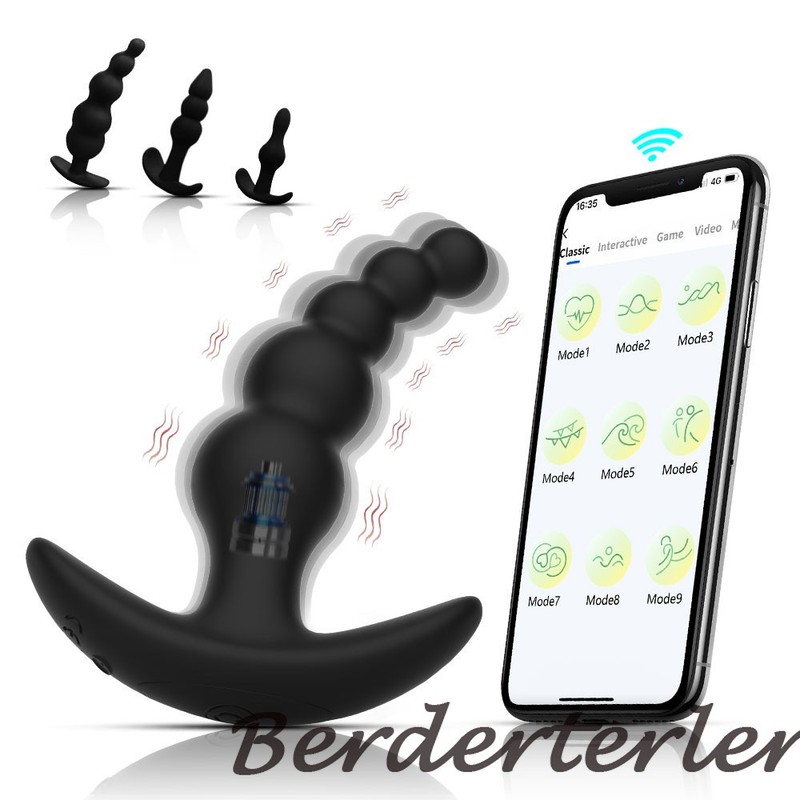 Bluetooth APP-Controlled Wireless Anal Vibrator&Butt Plug Anal Sex Toy for Men gallery
