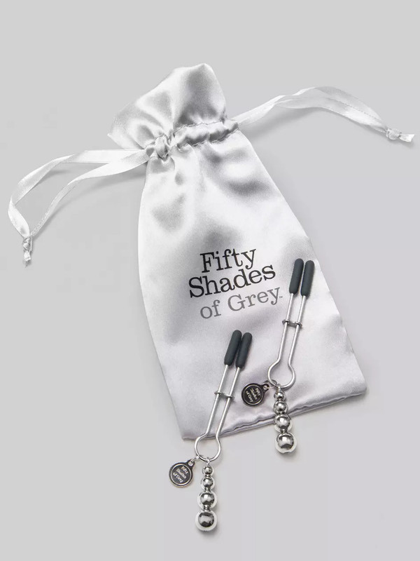 Fifty Shades Of Grey Adjustable Nipple Clamps💋Bondage BDSM Sex Toy for Couples gallery