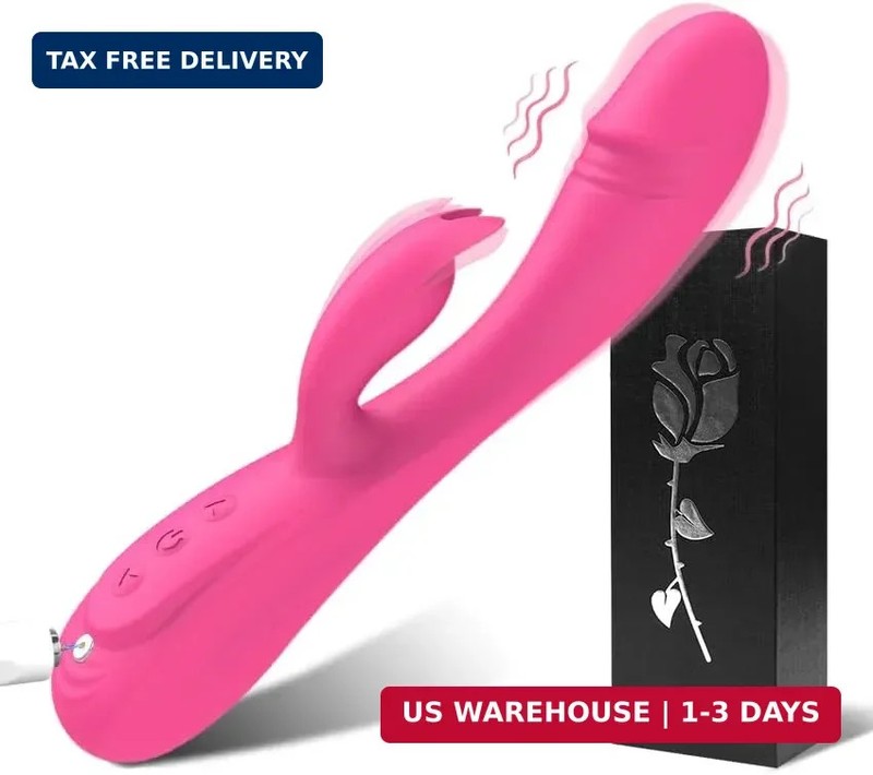 Rabbit G Spot Vibrator Sex Toys, 7 * 7 Vibrating Modes 8.4 » Couple Realistic Vi