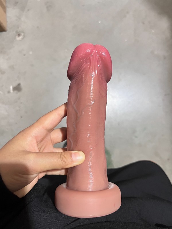 Huge Silicone Big Head Dildo Realistic Penis Cock Sex Toys For Women Thick Dong gallery