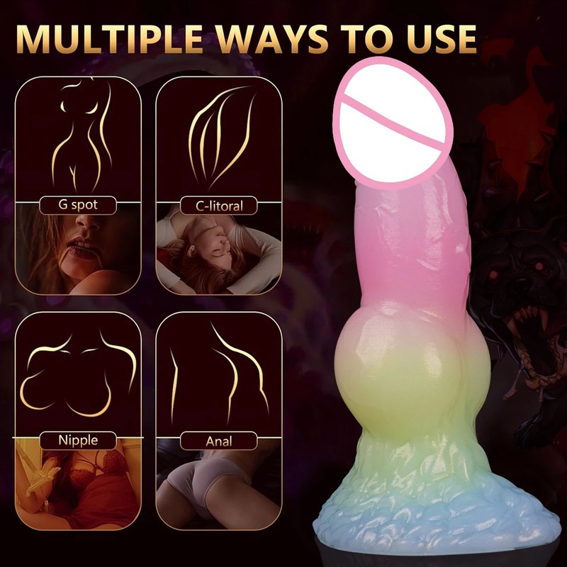 New Monster Huge Fake Penis Dildo Anal Manual Massage Buttplug Sex Toy for Women gallery
