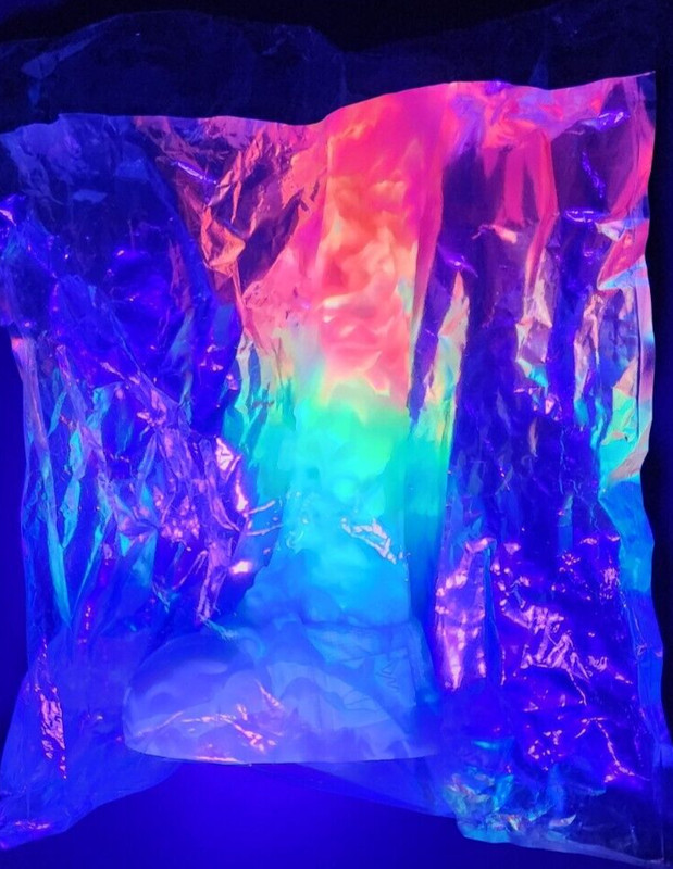 NEW Bad Dragon VECTOR Fantasy SMALL UV GLOW Silicone Dildo GOLD AURORA Rare gallery