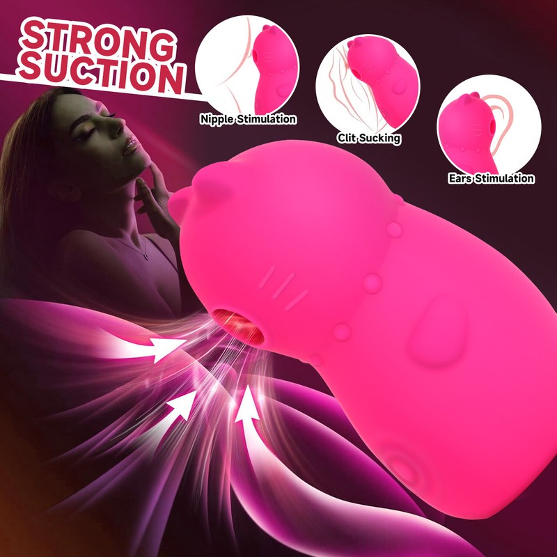 Multispeed Vibrator Suction Clit Sucking 10 Modes Adult Sex Toy Nipple Sucker gallery