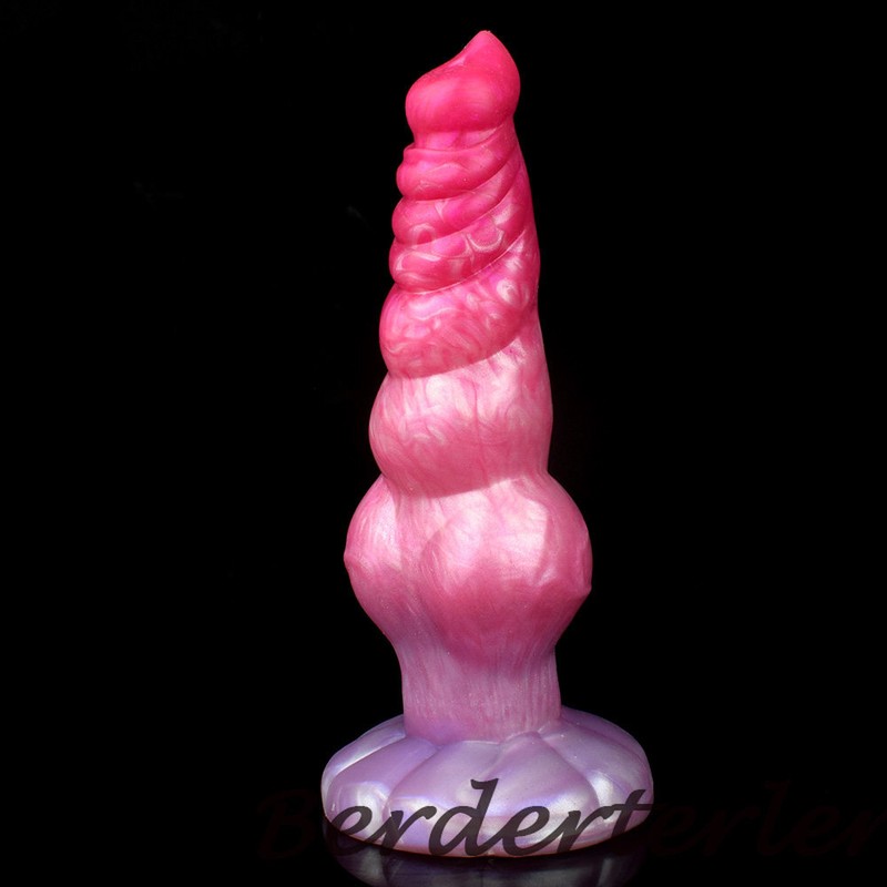 Curved Thread Knot Dildo For Woman Silicone With Suction Cup Penis Dick Sex Toys gallery