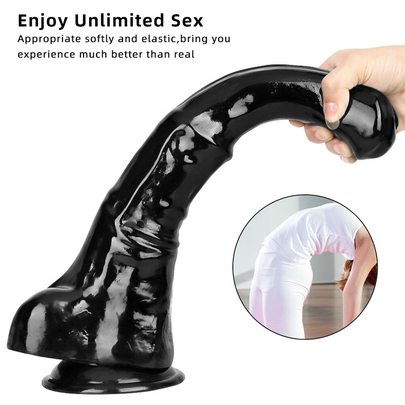 15in Realistic Anal Plug Butt Plug Huge Dildo Dilator Big Penis Dong Sex Toys gallery