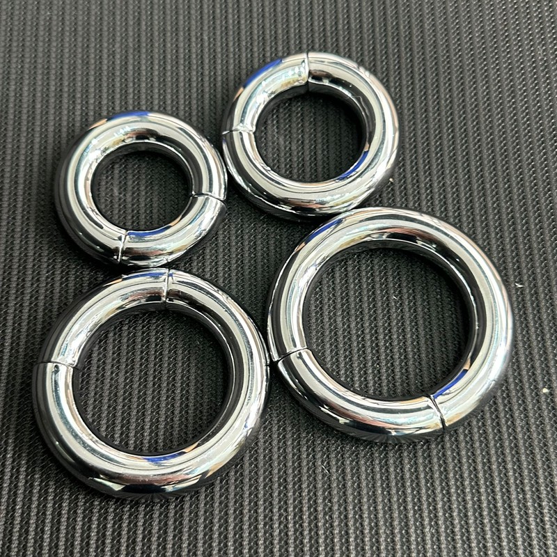Magnetic Ball Stretcher Men Weight Heavy Stainless Steel Ball Stretching Ring SM gallery