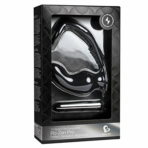Ro-Zen Pro 10 Speed Rechargeable Silicone Waterproof Black gallery