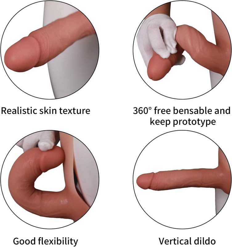 SUAISKR Silicone Thong Dildo, Male Sex Toys for Gay Men Dick Masturbation,Anal S gallery
