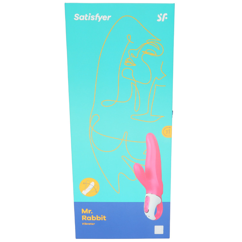 Satisfyer Mr Rabbit G-Spot Vibrator Silicone, Waterproof, Whisper Quiet, Pink