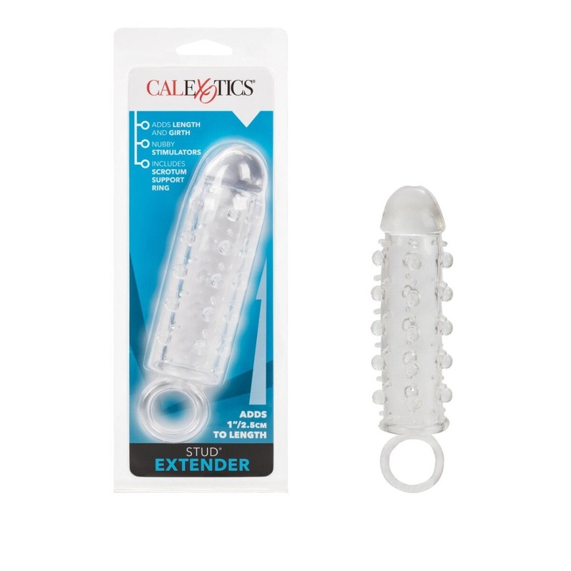 Bigger Thick Cock Girth Enhancer Penis Extension Extender Sleeve + Support Ring