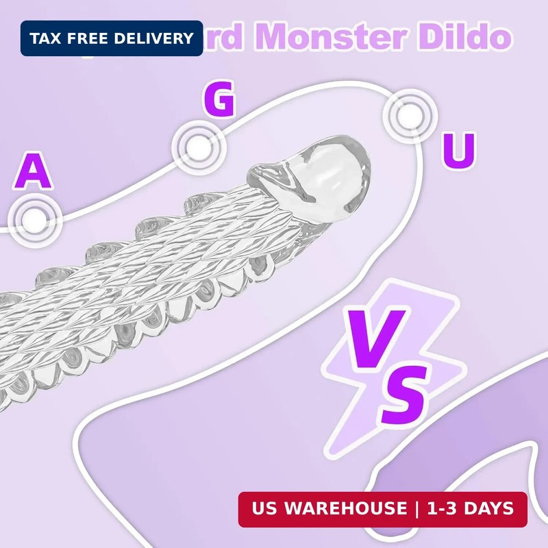 6.3 inch Clear Dragon Dildo with Strong Suction Cup for Hands-Free Play,Realisti gallery