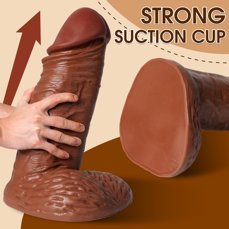 XXXL EXTRA HUGE THICK Realistic Dildo Penis Suction Cup Vagina G-Spot Sex Toys