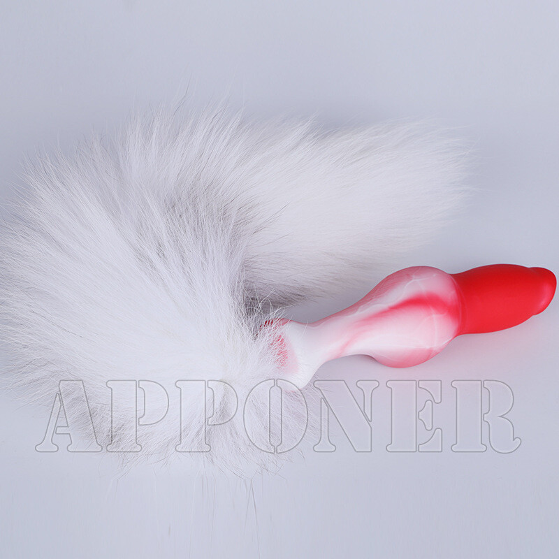 Soft Silicone Dildo Anal Tail Detachable Realistic Dildo Masturbation Adult Game gallery
