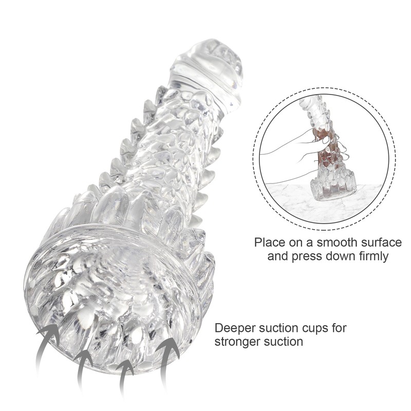 Jelly Dong Dildo Suction Cup Bad Dragon Sex Toys For Women - 6/7/8 inch gallery