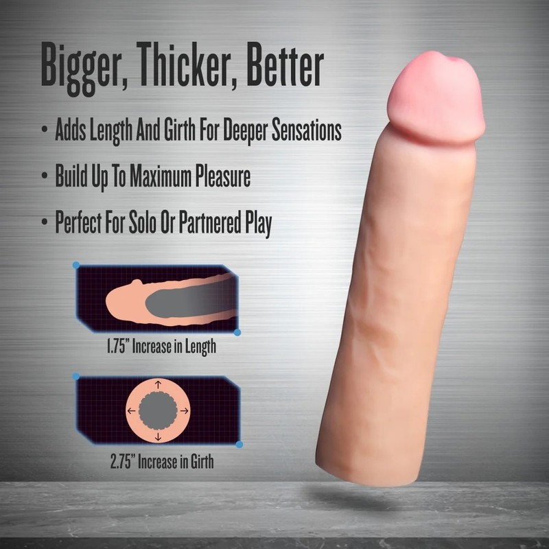 Performance Magnum Penis Extender Sleeve Extension Cock Girth Enhancer Enlarger gallery