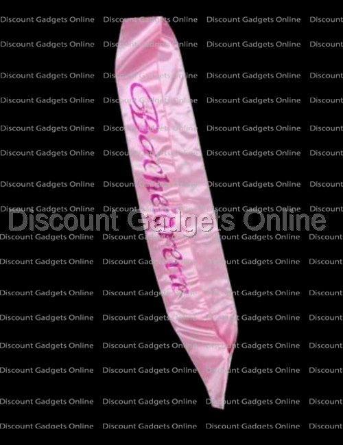 Bachelorette Party Favor Costume Supply Bride Wedding 2B Flashing Sash - Pink