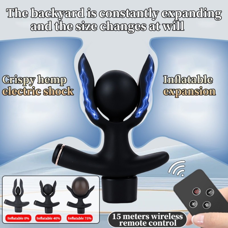 Electric Anal Prostate Shock Plug Massager G-spot Vibrator Sex Toy for Women Men gallery