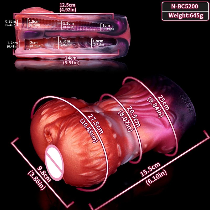 Realistic Pocket Pussy Male Masturbator Silicone Onahole Vagina Textured for Men