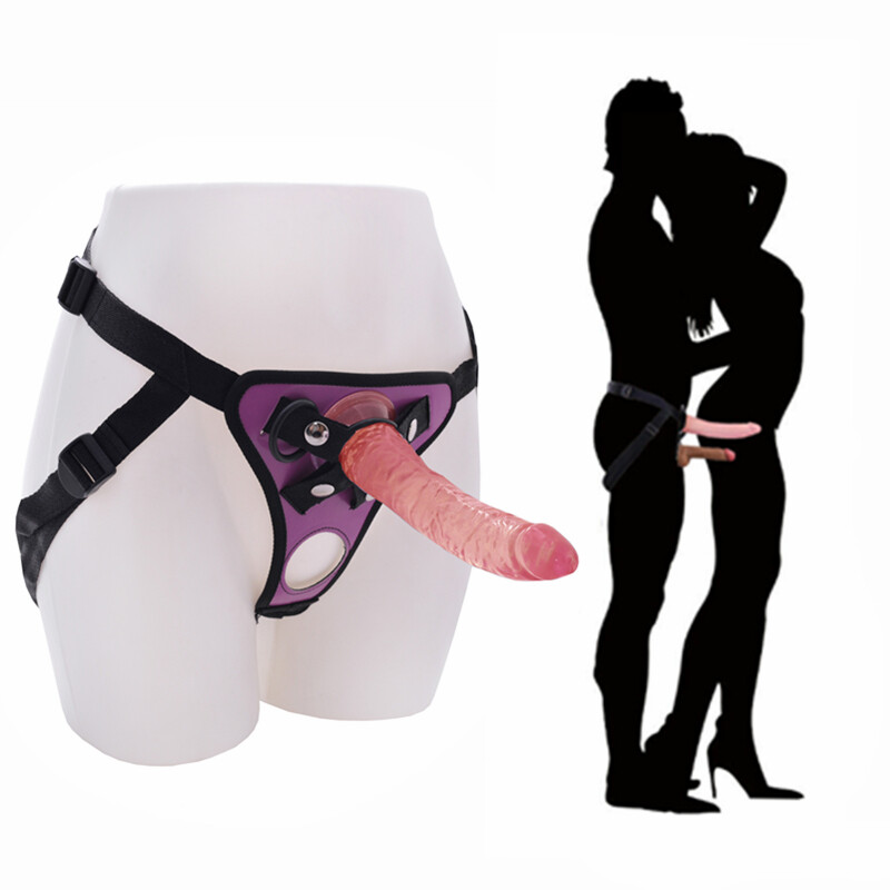Strap On Dildo Harness With G-Spot Fake Penis Pants For Lesbian Adult Sex Toys