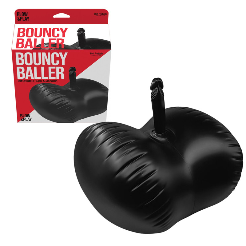 Portable Blow Up Sex Machine Inflatable Cushion Vibrating Dildo Multi-speed Dong