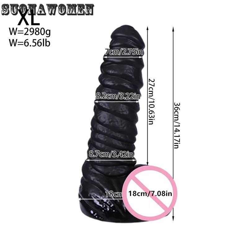 XXL Huge Soft Dildo Penetration Powerful Suction Cup Masturbation Dildo Sex Toys gallery
