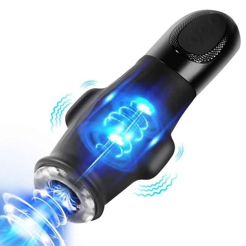 Automatic Sucking Vibrating Blow Job BJ Oral Sex Toy Male Masturbator Stroker gallery