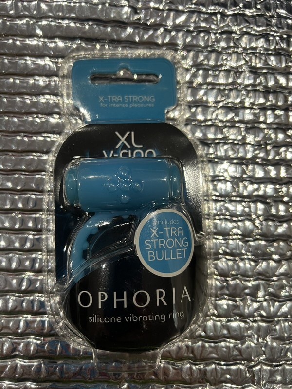 Silcone Vibrating Ring Blue X-Tra Strong XL
